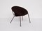 Deep Brown Suede Foldable Balloon Chair attributed to Hans Olsen, Denmark, 1955 6