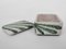 French Rusha Ceramic Jewellery Boxes and Vase, 1950s, Set of 3 4