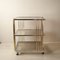 Brass and Steel Bar Trolley with Smoke Glass Shelves, 1970s 2