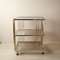 Brass and Steel Bar Trolley with Smoke Glass Shelves, 1970s, Image 2