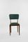 Vintage French Green Leatherette Dining Chairs, Set of 4 2