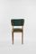 Vintage French Green Leatherette Dining Chairs, Set of 4 4