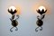 Floral Sconces by Ferro Arte, Spain, 1960s, Set of 2, Image 3