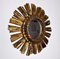 Mid-Century Gilt Wood Sun Mirror, 1950s 5