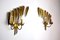 Gold Leaf Floral Sconces from Ferro Arte, Spain, 1960s, Set of 2 8