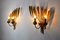 Gold Leaf Floral Sconces from Ferro Arte, Spain, 1960s, Set of 2 4