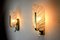 Murano Glass Leaf Sconces by Carl Fagerlund, Germany, 1970s, Set of 2 3