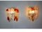 Murano Glas Wandlampen, Italien, 1960er, 2er Set 4