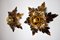 Floral Sun Sconces from Ferro Arte, Spain, 1960, Set of 2 5