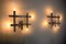 4-Light Geometric Sconces from Maison Sciolari, Italy, 1970s, Set of 2, Image 4