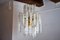 Curved Glass Cascading Chandelier by Paolo Venini, Italy, 1970s, Set of 2 5