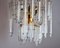 Curved Glass Cascading Chandelier by Paolo Venini, Italy, 1970s, Set of 2, Image 6