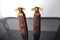 Handcrafted David Candlesticks in Olive Wood, Israel, 1960s, Set of 2, Image 2