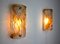 Frosted Murano Glass Sconces from Mazzega, Italy, 1960s, Set of 2 2