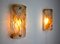 Frosted Murano Glass Sconces from Mazzega, Italy, 1960s, Set of 2, Image 2