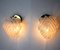 Murano Leaf Sconces from Mazzega, Italy, 1970s, Set of 2 6