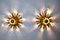 Mid-Century Sun Sconces from Ferro Arte, Spain, 1950s, Set of 2, Image 3