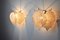 Murano Leaf Sconces from Mazzega, Italy, 1970s, Set of 2, Image 3