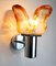 Frosted Murano Glass Wall Lamp from Mazzega, Italy, 1960s, Image 3