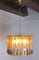 Frosted Murano Glass Chandelier from Mazzega, Italy, 1960s, Image 2