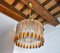 Frosted Murano Glass Chandelier from Mazzega, Italy, 1960s 5