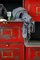 Red Sideboard in Metal, 1920s 4