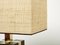 Italian Goatskin, Brass and Rattan Table Lamps from Aldo Tura, 1970s, Set of 2, Image 4