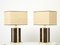 Italian Goatskin, Brass and Rattan Table Lamps from Aldo Tura, 1970s, Set of 2 11