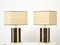 Italian Goatskin, Brass and Rattan Table Lamps from Aldo Tura, 1970s, Set of 2, Image 11