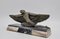 Salvado, Art Deco Vogel oder Kap Tänzerin Figur, 1930er, Metall & Onyx 4