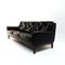 Vintage Sofa in Black Leather by Karl Erik Ekselius, 1960s 5
