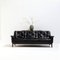Vintage Sofa aus schwarzem Leder von Karl Erik Ekselius, 1960er 3