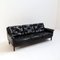 Vintage Sofa aus schwarzem Leder von Karl Erik Ekselius, 1960er 4