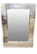 Serpentine Wall Mirror with Tile Edging in Art Deco Style 4