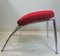 Footstool with Chromed Steel Tubular Frame, 1990s 4