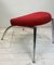 Footstool with Chromed Steel Tubular Frame, 1990s 6