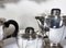 Parisian Silver Edition Coffee and Tea Service by Ravinet Denfert, 1920s, Set of 4 4