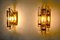 Murano Glass Sconces by Paolo Venini, Italy, 1970s, Set of 2 2