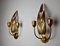 Leaf Sconces from Ferro Arte, Spain, 1960s, Set of 2 3