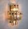 Wall Lamp with Cut Crystals from Kinkeldey, Germany, 1970s 2
