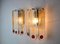 Frosted Murano Glass Sconces from Mazzega, Italy, 1960s, Set of 2, Image 4