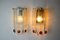 Frosted Murano Glass Sconces from Mazzega, Italy, 1960s, Set of 2 5