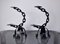 Brutalist Chain Candleholders, Italy, 1960s, Set of 2 1