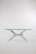 Tavolino da caffè in alluminio e vetro, Italia, anni '60, Immagine 3