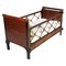 Baby Bed Cot in Burl Walnut and Carved Maple by Paolo Buffa for La Permanente Mobili Cantù, 1930s 3