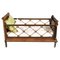 Baby Bed Cot in Burl Walnut and Carved Maple by Paolo Buffa for La Permanente Mobili Cantù, 1930s 1