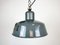 Industrial Grey Enamel Pendant Lamp from Siemens, 1950s, Image 1