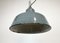 Industrial Grey Enamel Pendant Lamp from Siemens, 1950s 6