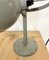Lámpara de mesa industrial gris, años 70, Imagen 6