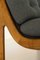 Easy Chair in Wood & Blue Fabric, 1970s, Image 8